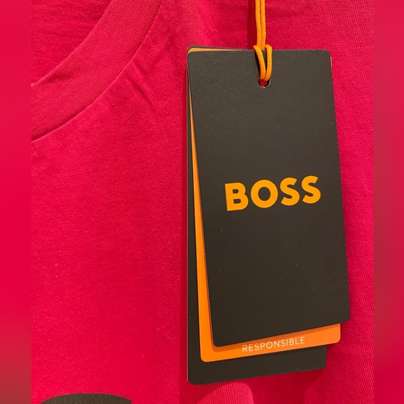 Hugo Boss ethical cotton “BOSS” T-shirt - Picture 3 of 5